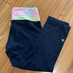 Lululemon Wunder Under reversible cropped leggings